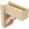 Ekena Millwork 6-in W x 12-in D x 12-in H Balboa Block Rough Cedar Woodgrain TimberThane Outlooker, Primed Tan OUTUR060X12X12BOA44RCPR - alternate 2